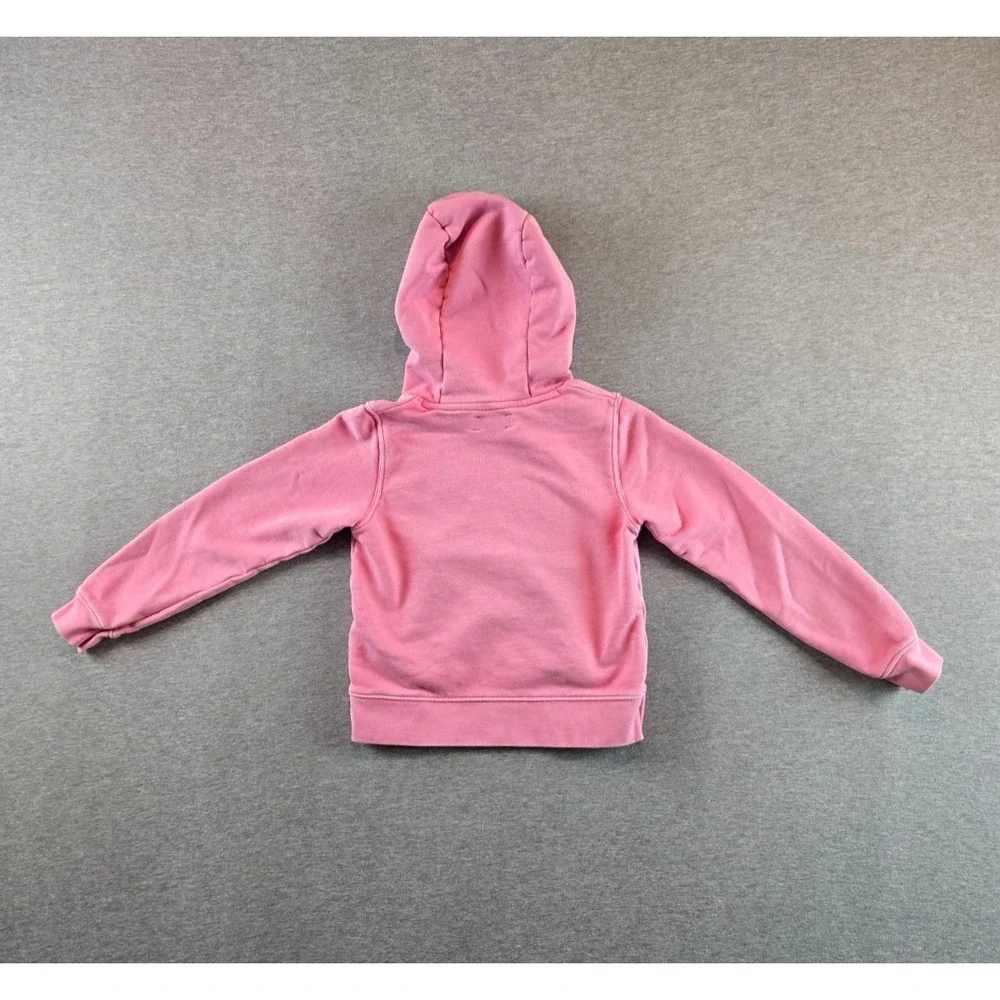 Zadig‎ & Voltaire Hoodie Girls 8 (M) Pink Justin Hear Embrodiered Logo Pullover